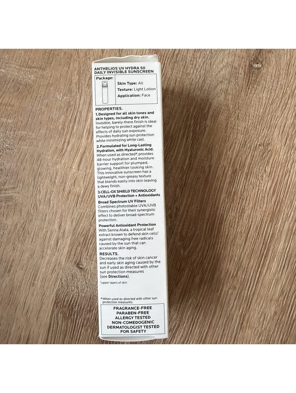 La Roche-Posay Anthelios Uv Hydra Invisible Sunscreen Spf 50 NEW 06/2028